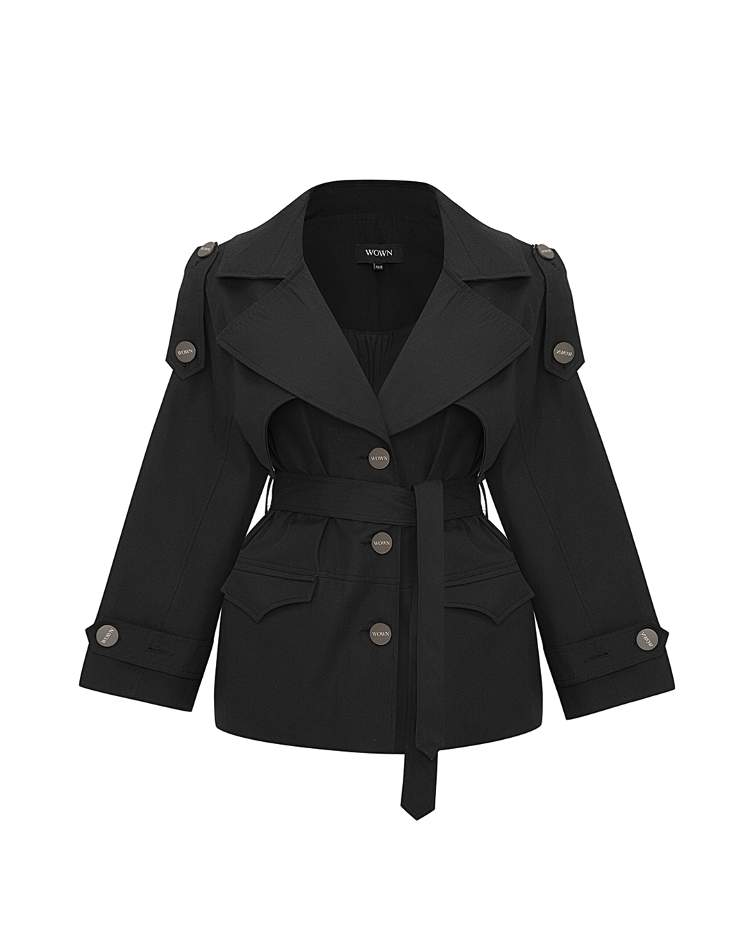 Berry Trench Coat