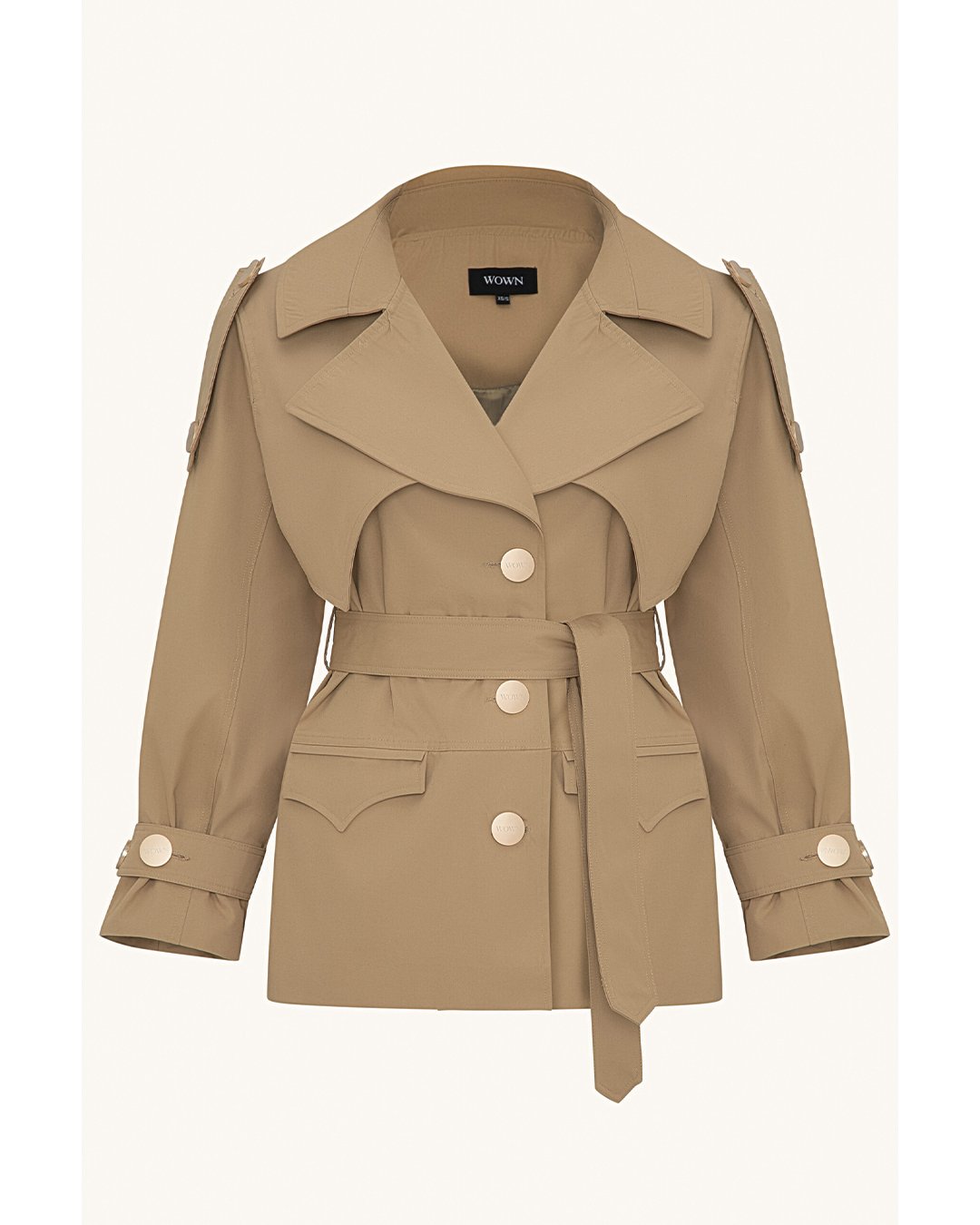 Berry Trench Coat