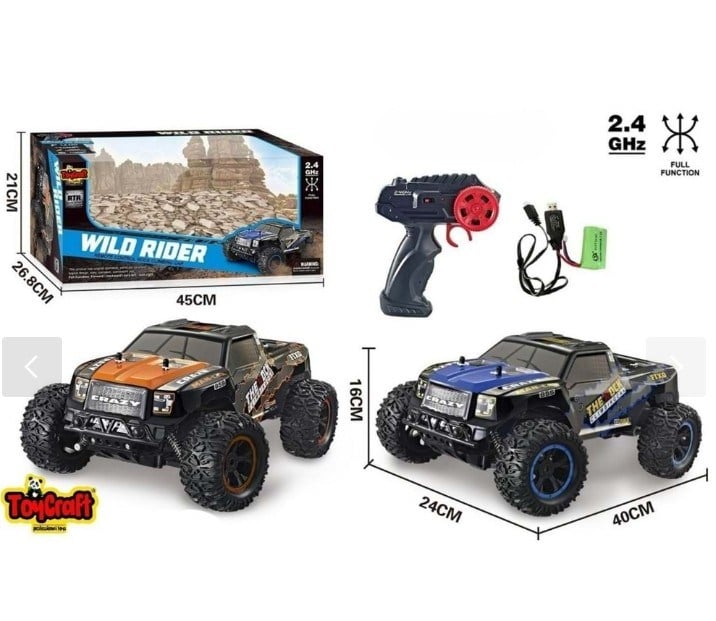  TOYCRAFT 15KM/H 1:10 KUMANDALI DEV OFF-ROAD ARABA *