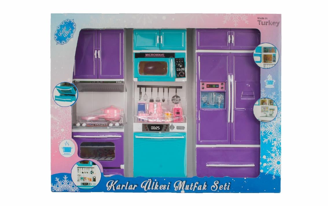 2348 KARLAR ÜLKESİ ÜÇLÜ DOLAP SETİ