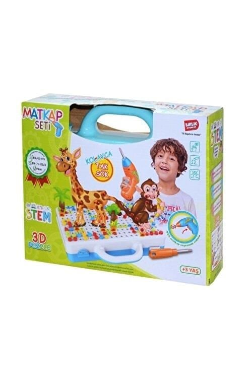 3D STEM EĞİTİCİ MATKAP SETİ-HAYVANLAR