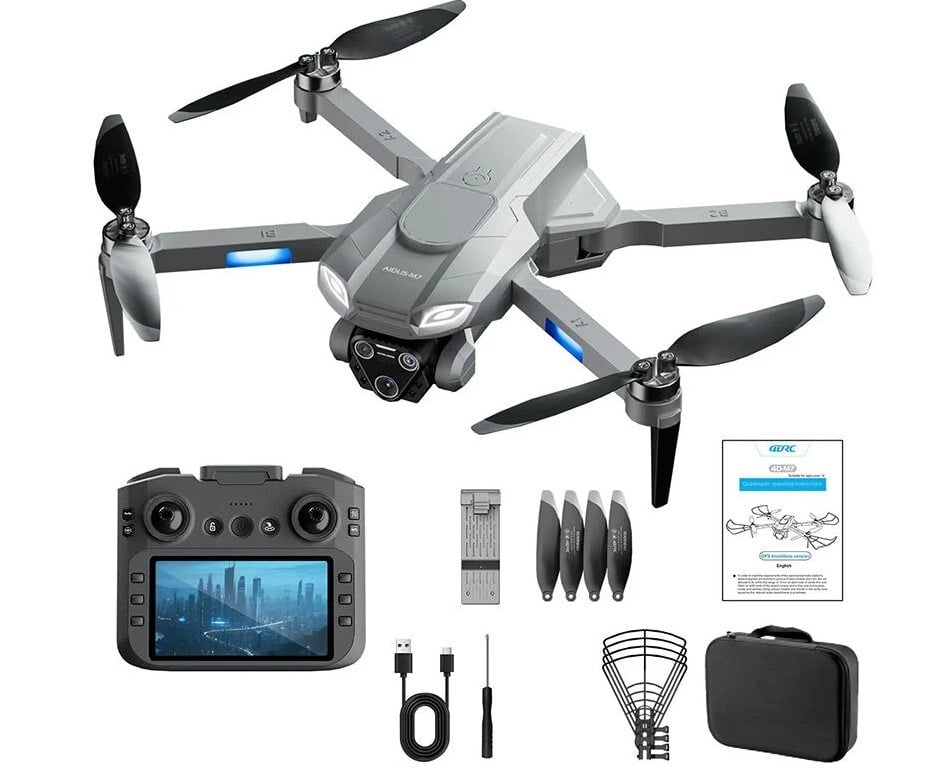 4D-M7 GPSLİ TAKİP ÖZELLİKLİ ANLIK GÖRÜNTÜ VEREN KUMANDALI DRON