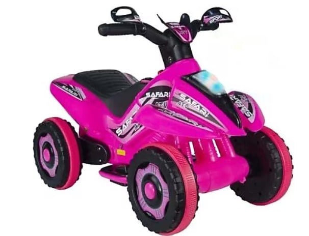 ATV 6V SAFARİ PEMBE KUMANDALI