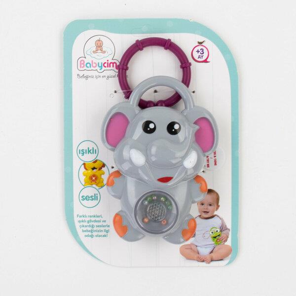 BABYCİM NEŞELİ SESLİ PİLLİ FİL ÇINĞIRAK