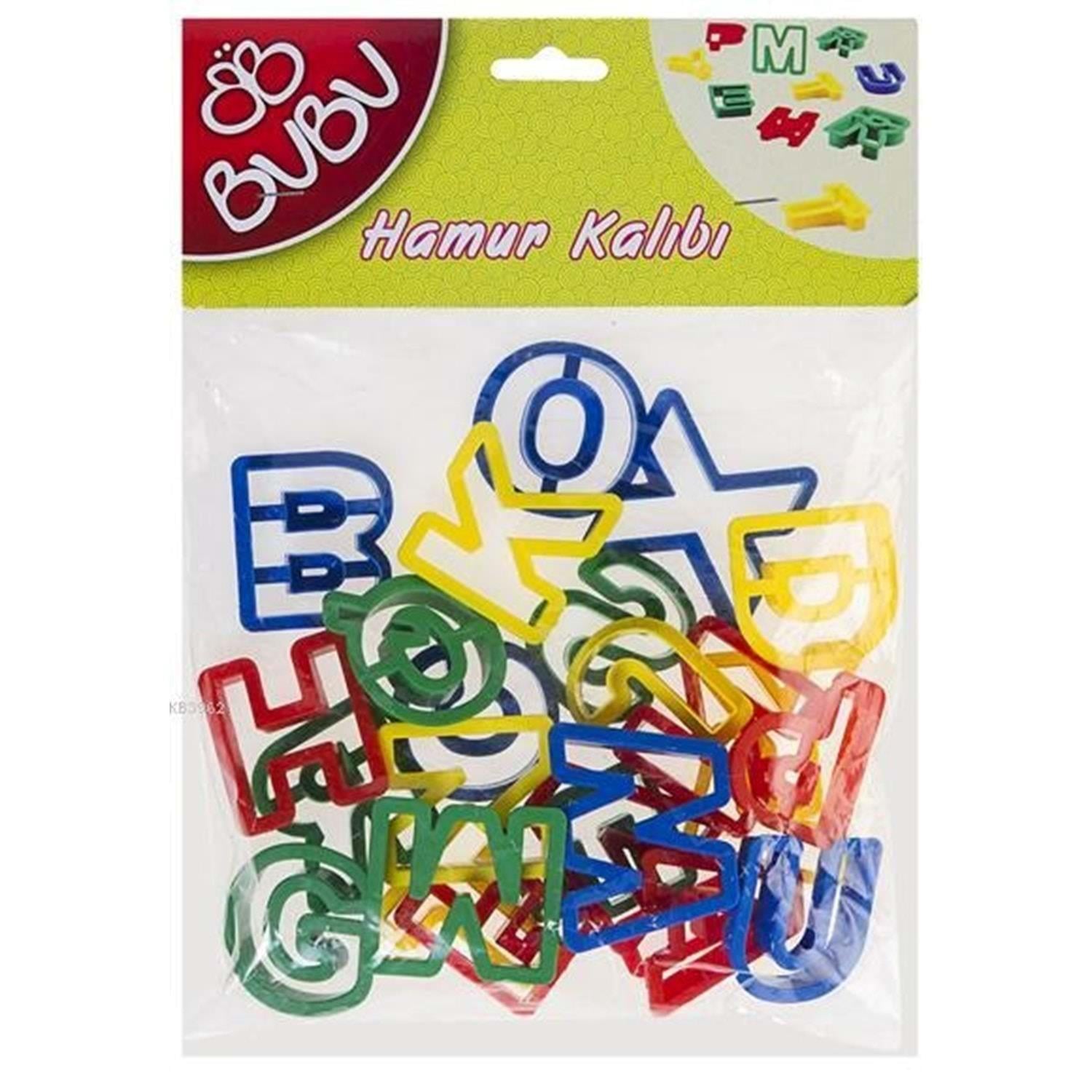 BU-BU OYUN HAMURU KALIBI HARF 26 PARÇA