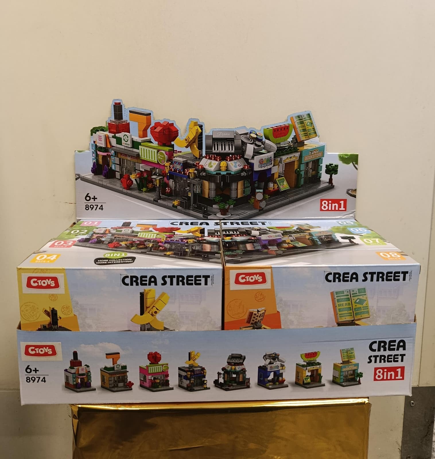 DÜKKAN SOKAKLARI SET BLOKLAR 8'Lİ STD