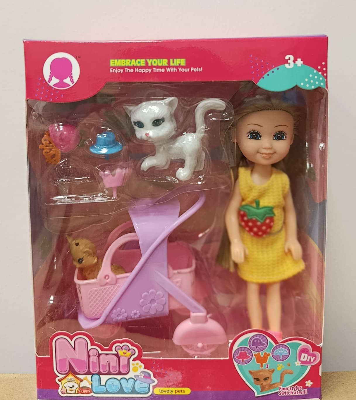 Nini Love Hayvanlı Bebek