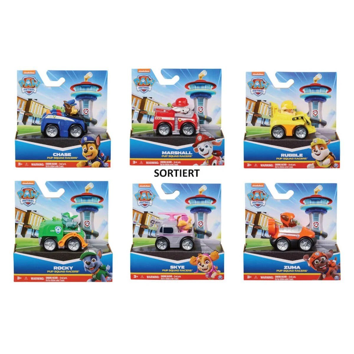 PAW PATROL MİNİ PUP SQUAD
ARAC CESITLERI - ASORTI