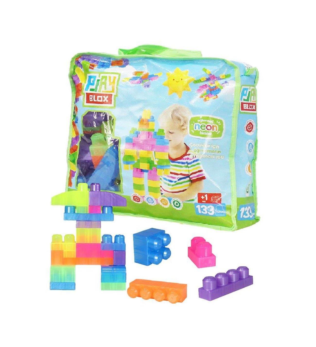 PLAYBLOX BLOCK  NEON  133 PCS BAG GIRLS&BOYS