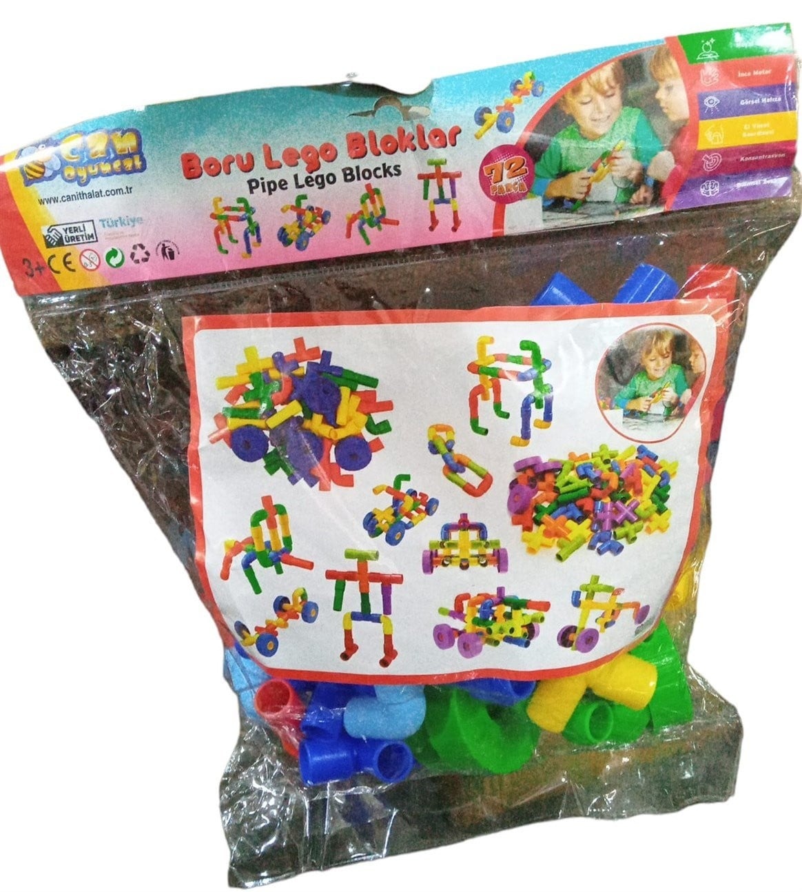 POŞETTE BORU LEGO 72 PARÇA