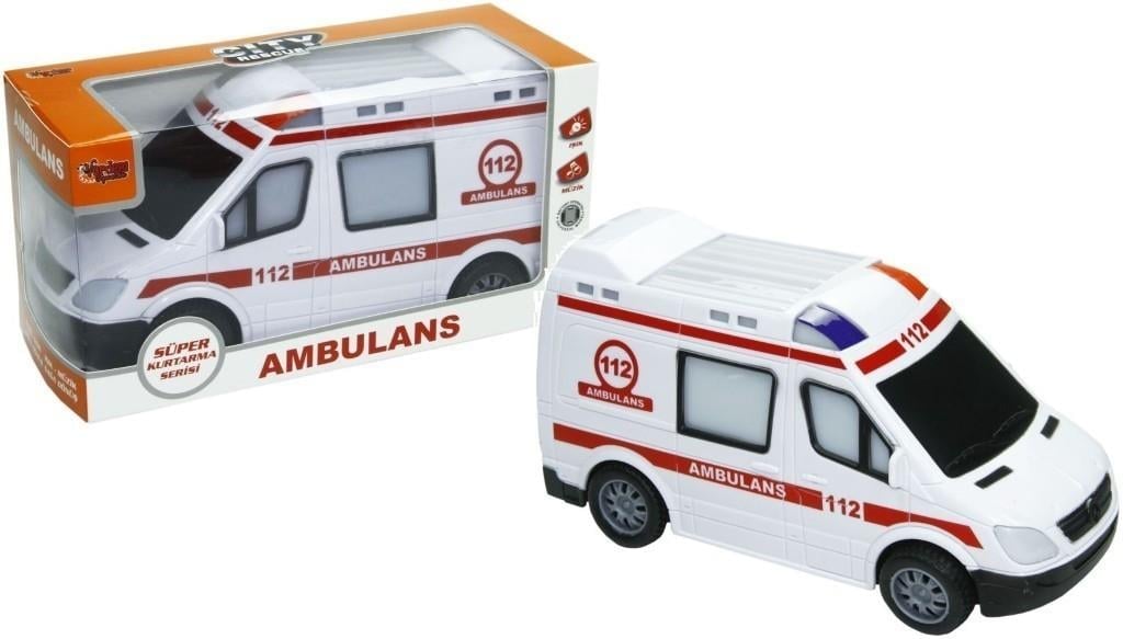 Vardem Kutulu 1:18 Işıklı ve Sesli Çarp Dön Ambulans