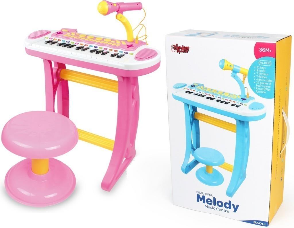 Vardem Mikrofonlu 24 Tuşlu Mp3 Çalar Mini Piyano