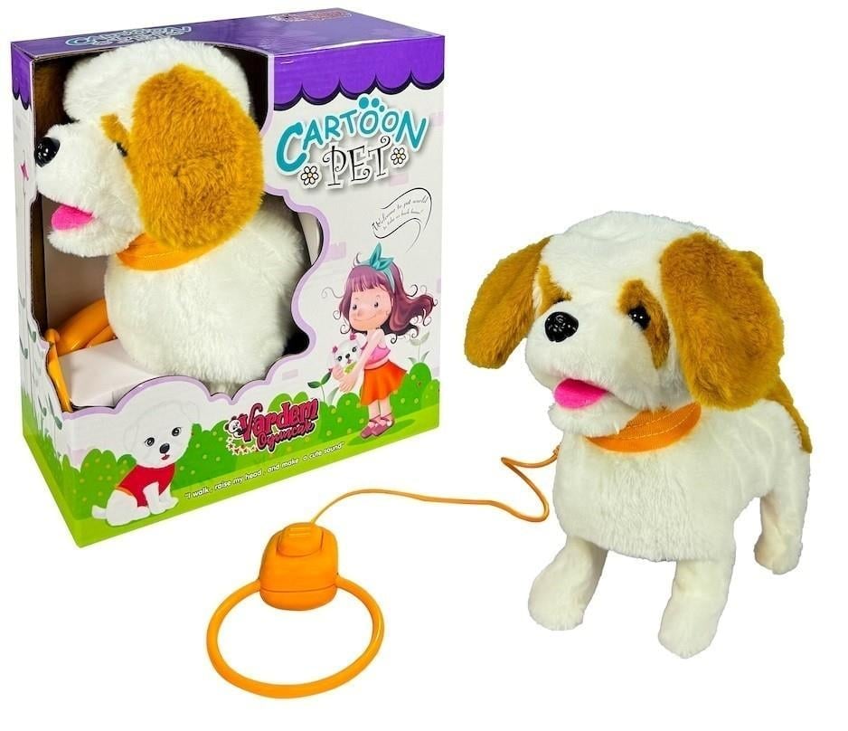 Vardem Peluş Tasmalı Yürüyen Köpek
