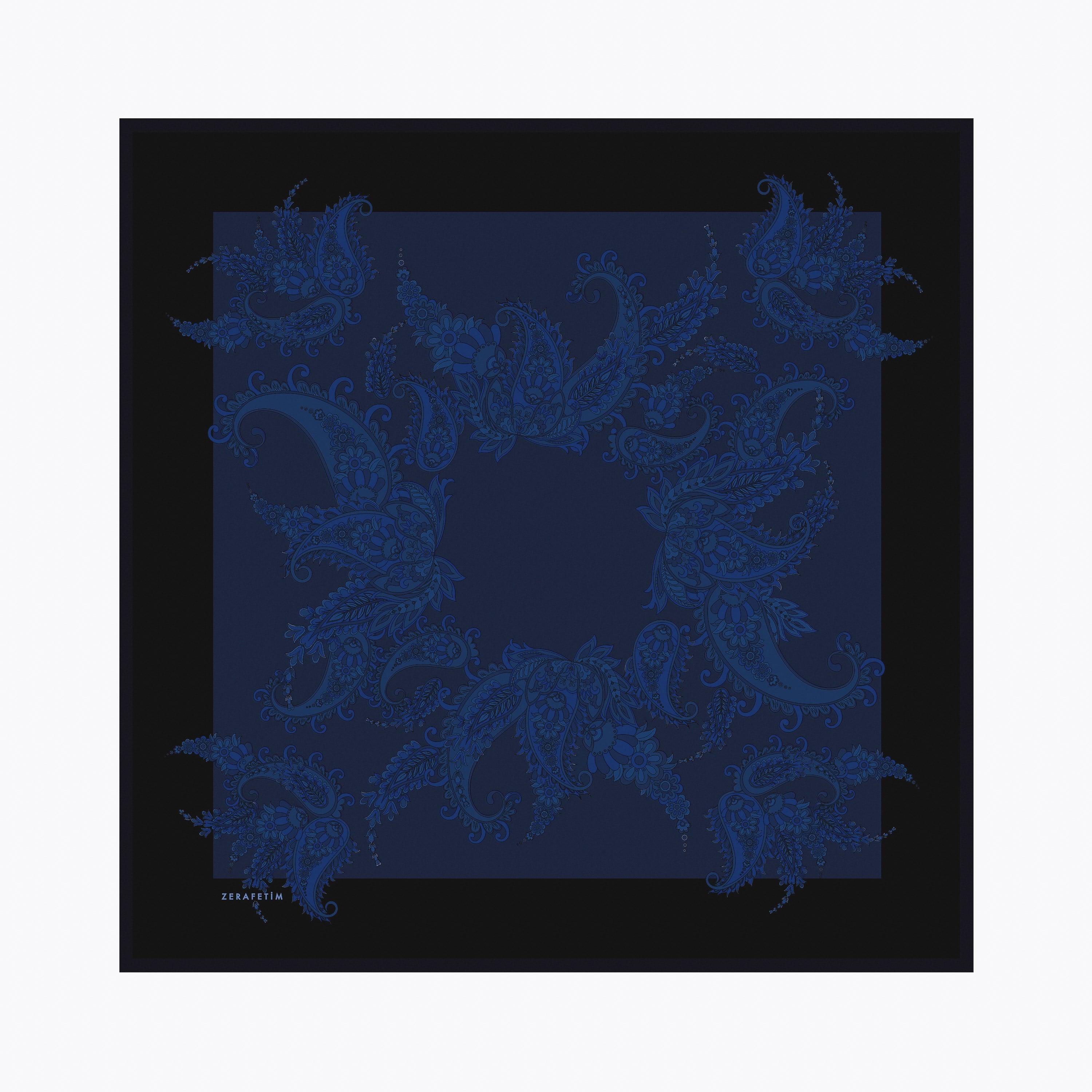 Shawl Desen İpek Twill Eşarp