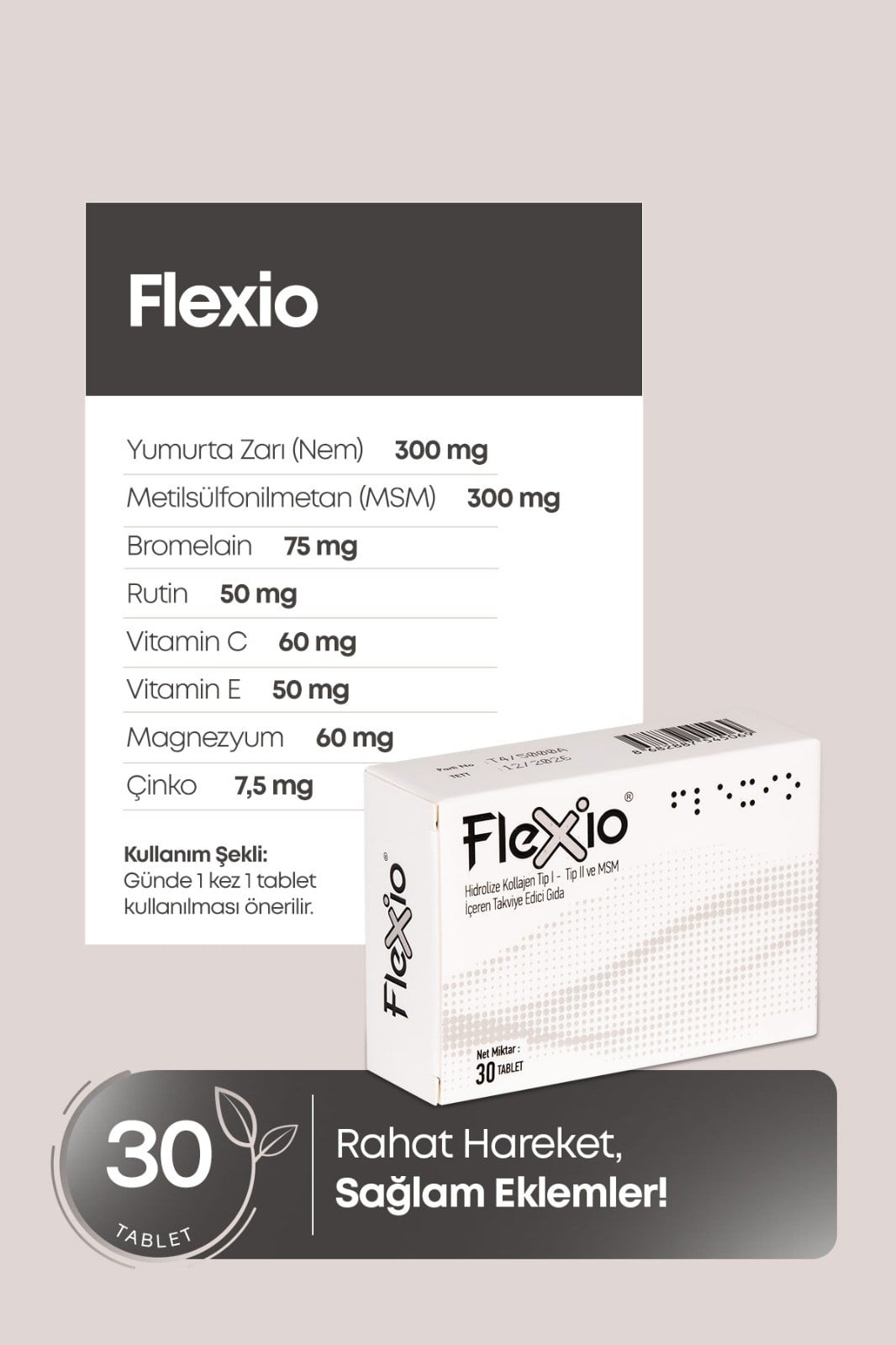 FLEXİO 30 TABLET