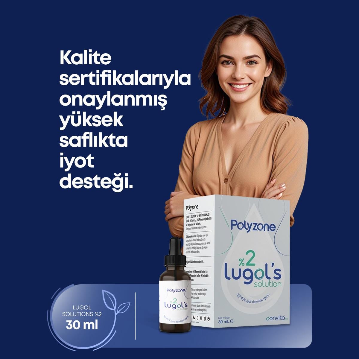 LUGOL'S SOLUTION %2 30 ML POLYZONE