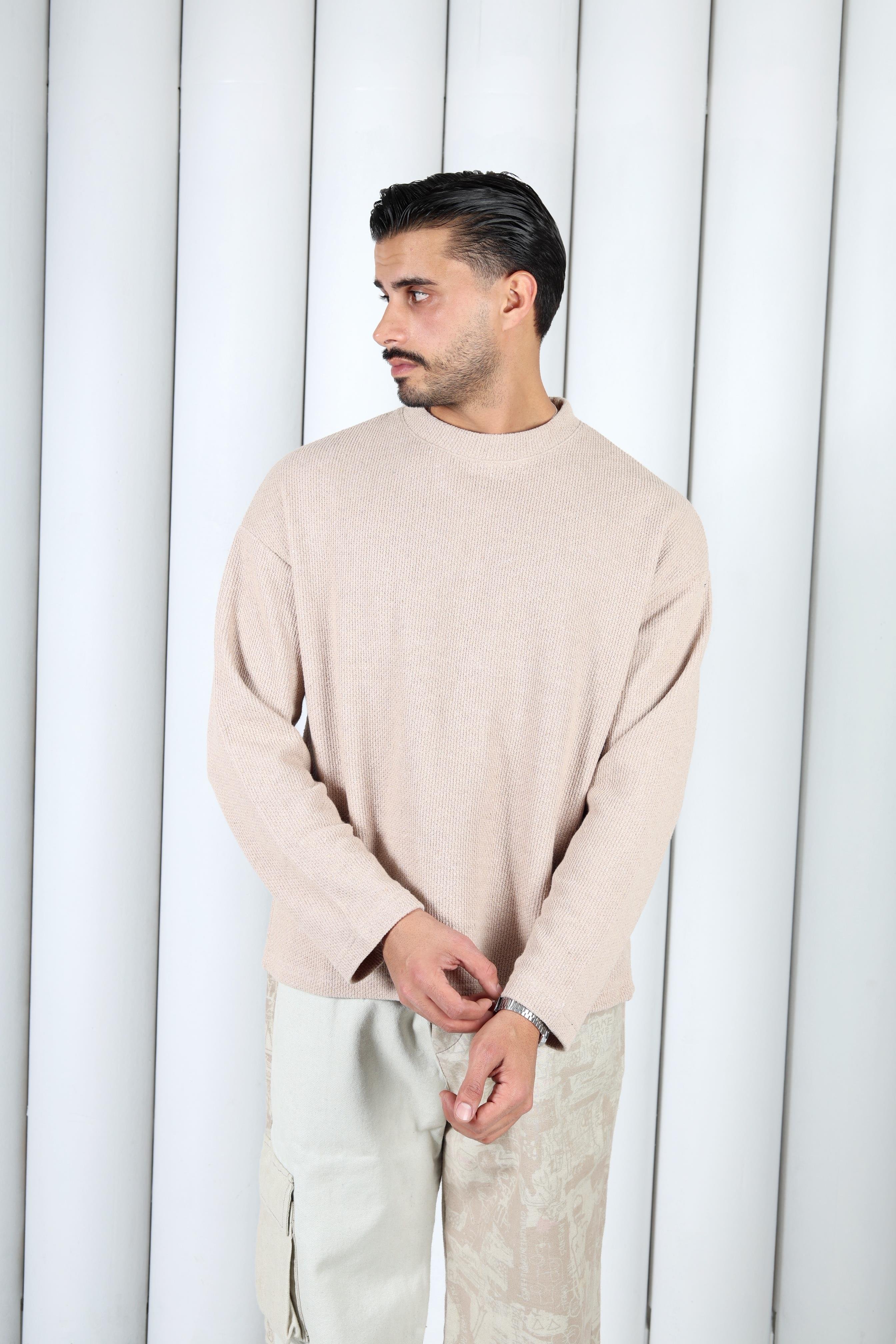 Bisiklet Yaka Sweat
