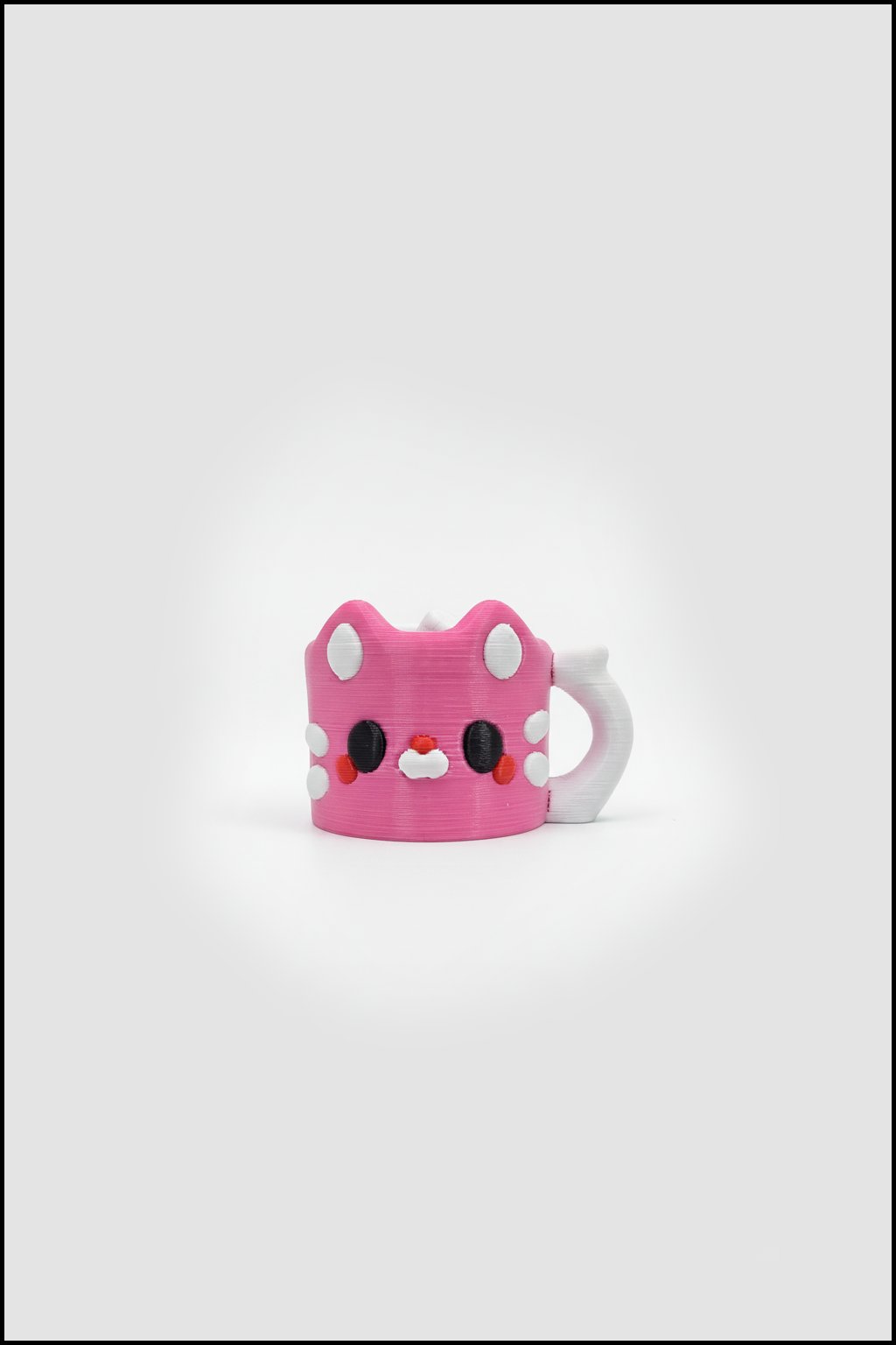 CupKedi Pembe Clickler'li Anahtarlık