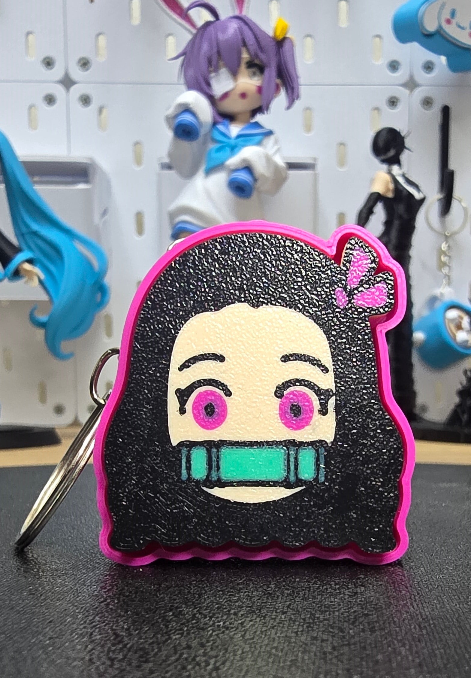 Nezuko Clicker Anahtarlık