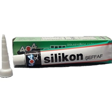 404 TÜP SİLİKON ŞEFFAF 55 GR