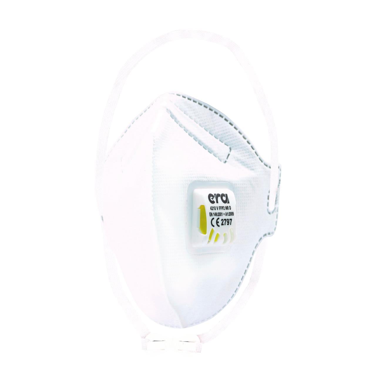 V ERA FFP2 NR D DİKEY KATLANIR/C TİPİ TOZ MASKESİ-VENTİLLİ