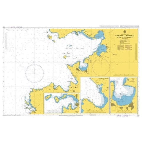 Admiralty Chart BA1618 – Çandarlı Körfezi (Candarli Korfezi) Deniz Seyir Haritası