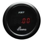 AMPERMETRE ŞÖNTLÜ 52 mm SİYAH/SİYAH