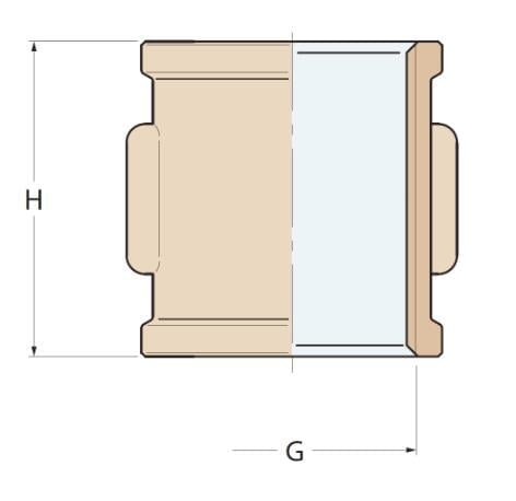 BRONZ MANŞON 1''1/2