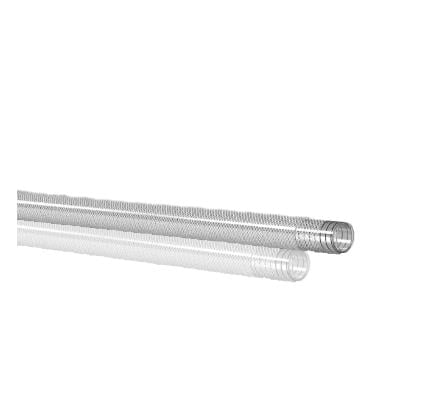 ÇELİK TELLİ VE ÖRGÜLÜ SU HORTUMU ŞEFFAF 25 MM // GIDA KALİTESİ UE 10/2011 FOR SIMULANT TYPE A-B-C-D1 ISO 1307
