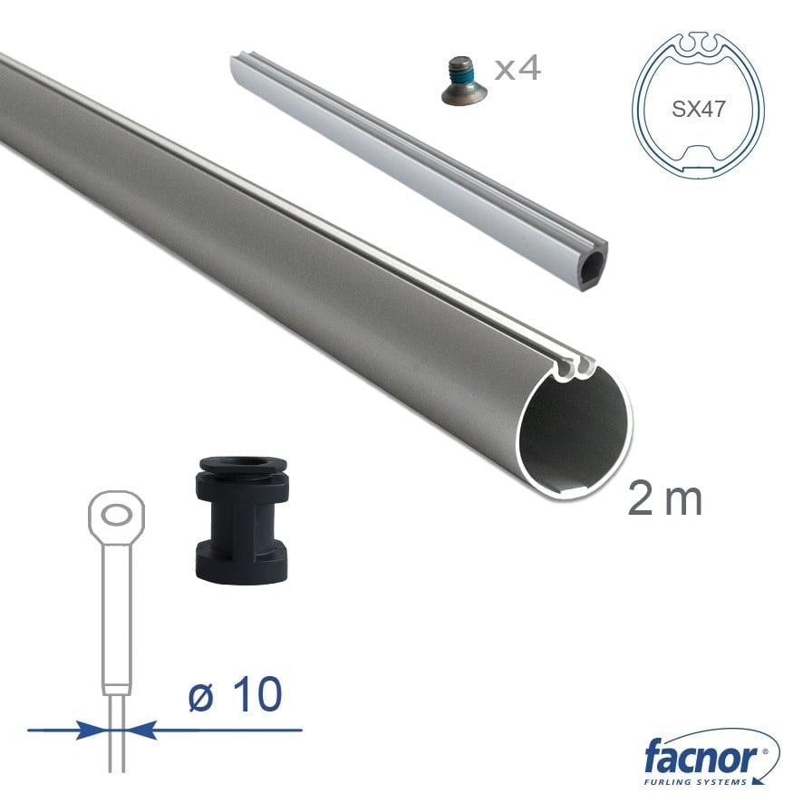 FACNOR - COMPLETE 2M SX47 STD SECTION (FOR D12 MM FORESTAY)