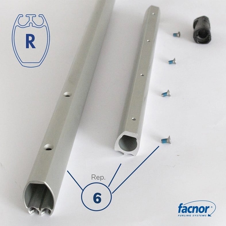 FACNOR - R26 COMPLETE 2M FOIL SECTION (FOR Ø10-11 MM FORESTAY)