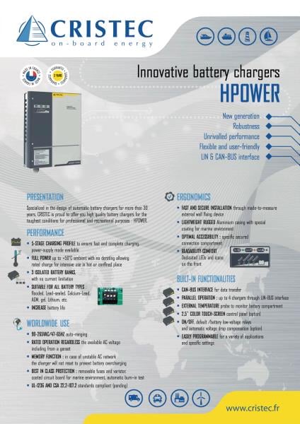 HPOWER AC-DC AKÜ ŞARJ CİHAZI 48V/30A 3 ÇIKIŞ FANLI