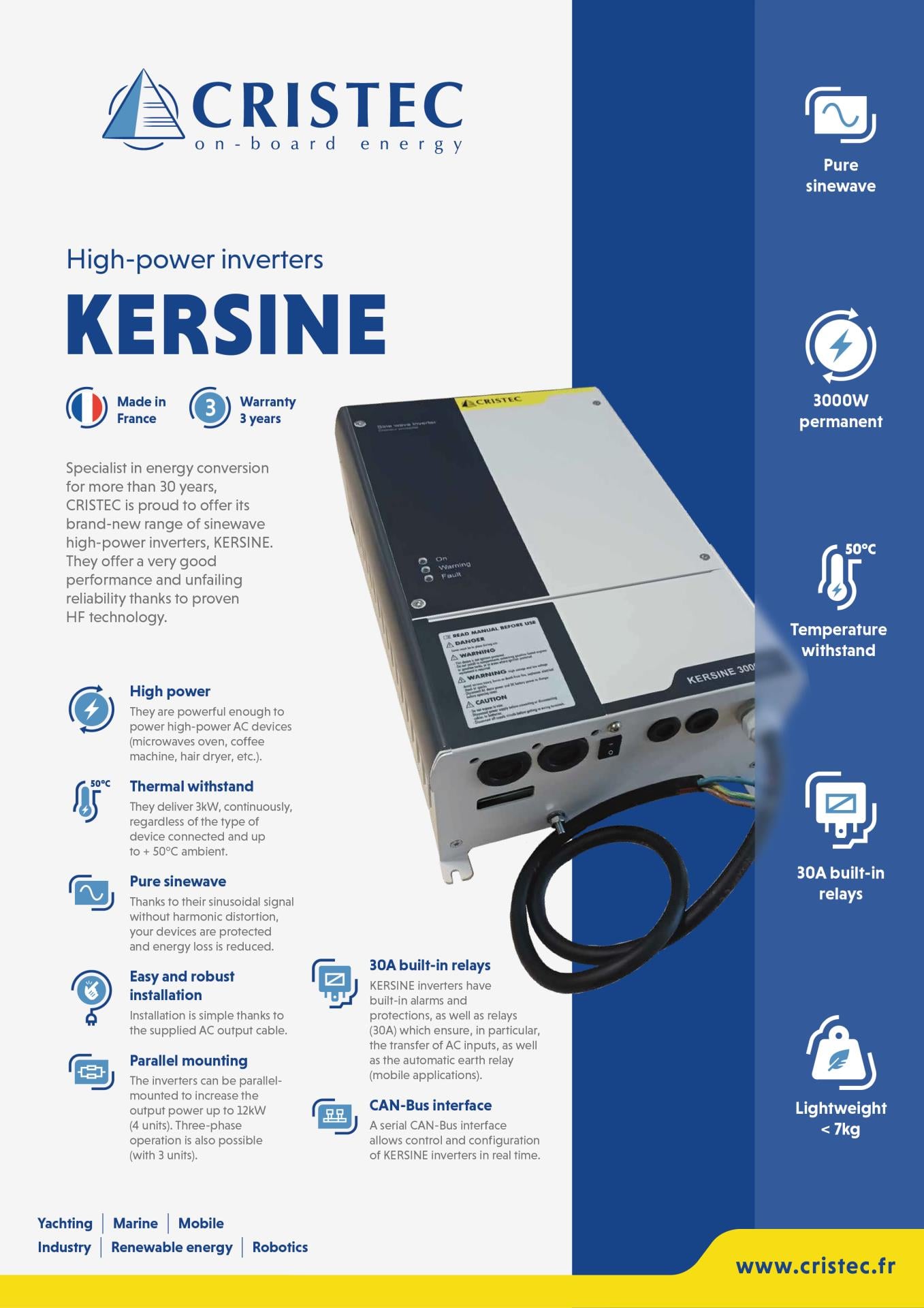 İNVERTÖR 24V/3000VA