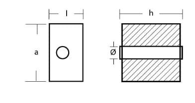 Johnson-Evinrude Gearcase Anode - Anodo a cubo per motori Omc-Johnson-Evinrude