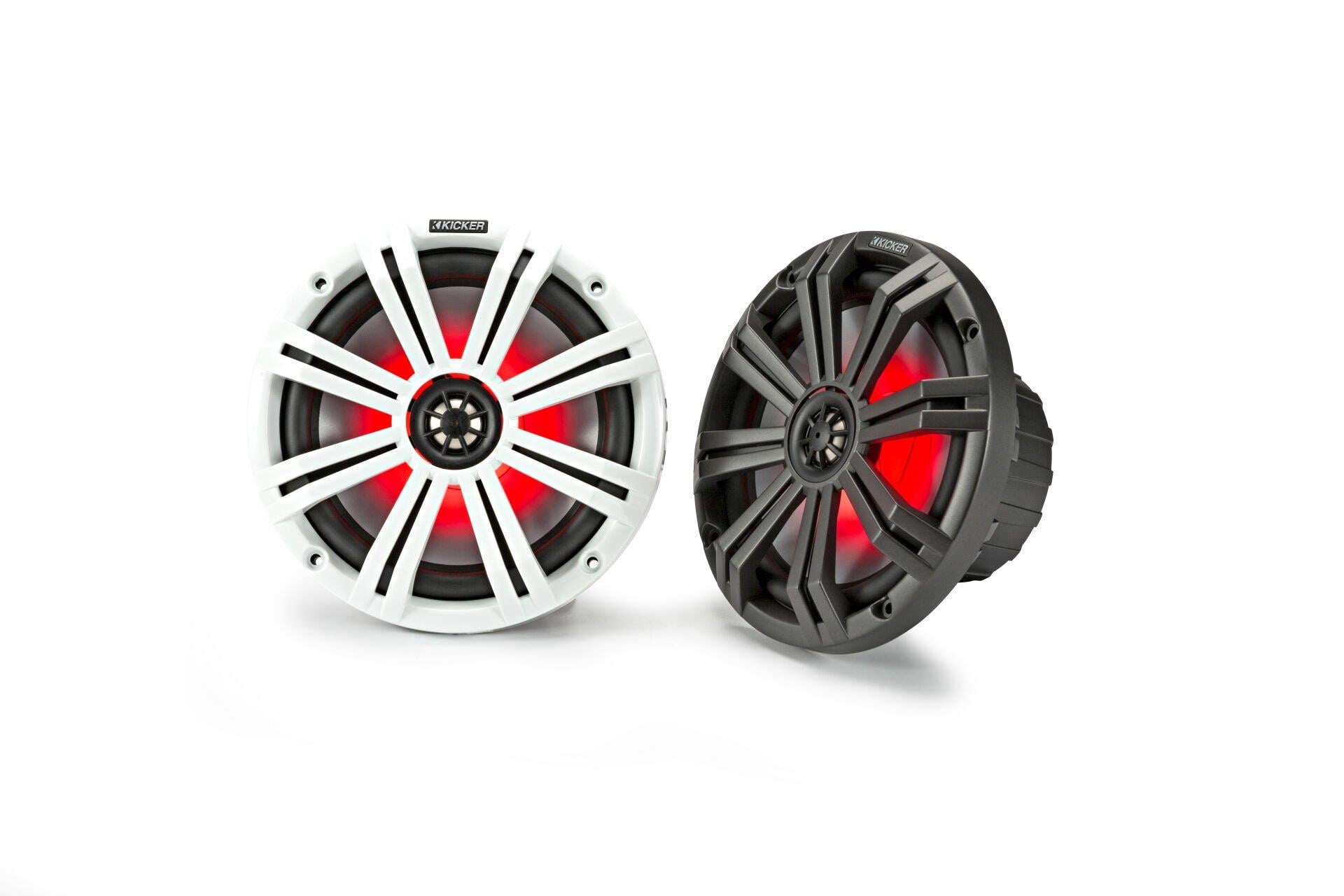 Kicker KM84L Led Aydınlatmalı Marin Hoparlör Ø:200mm