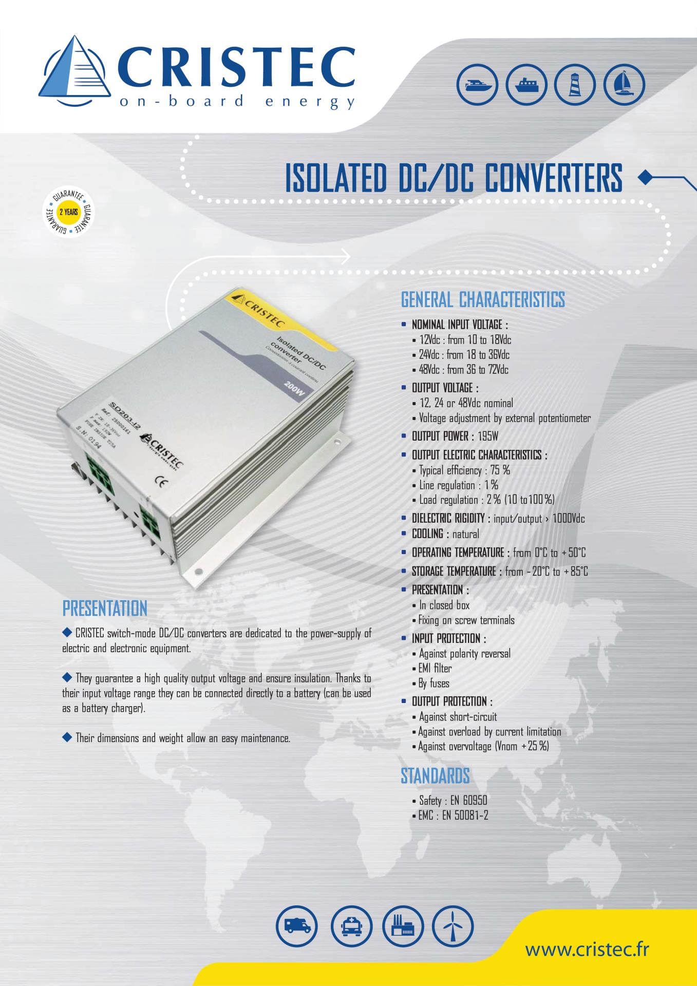 KONVERTÖR 12V/12V/16A