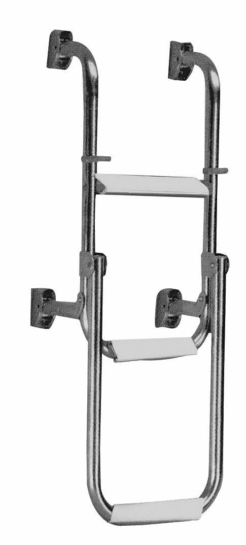 Krom Merdiven 2+1 Katlanır 30x65cm