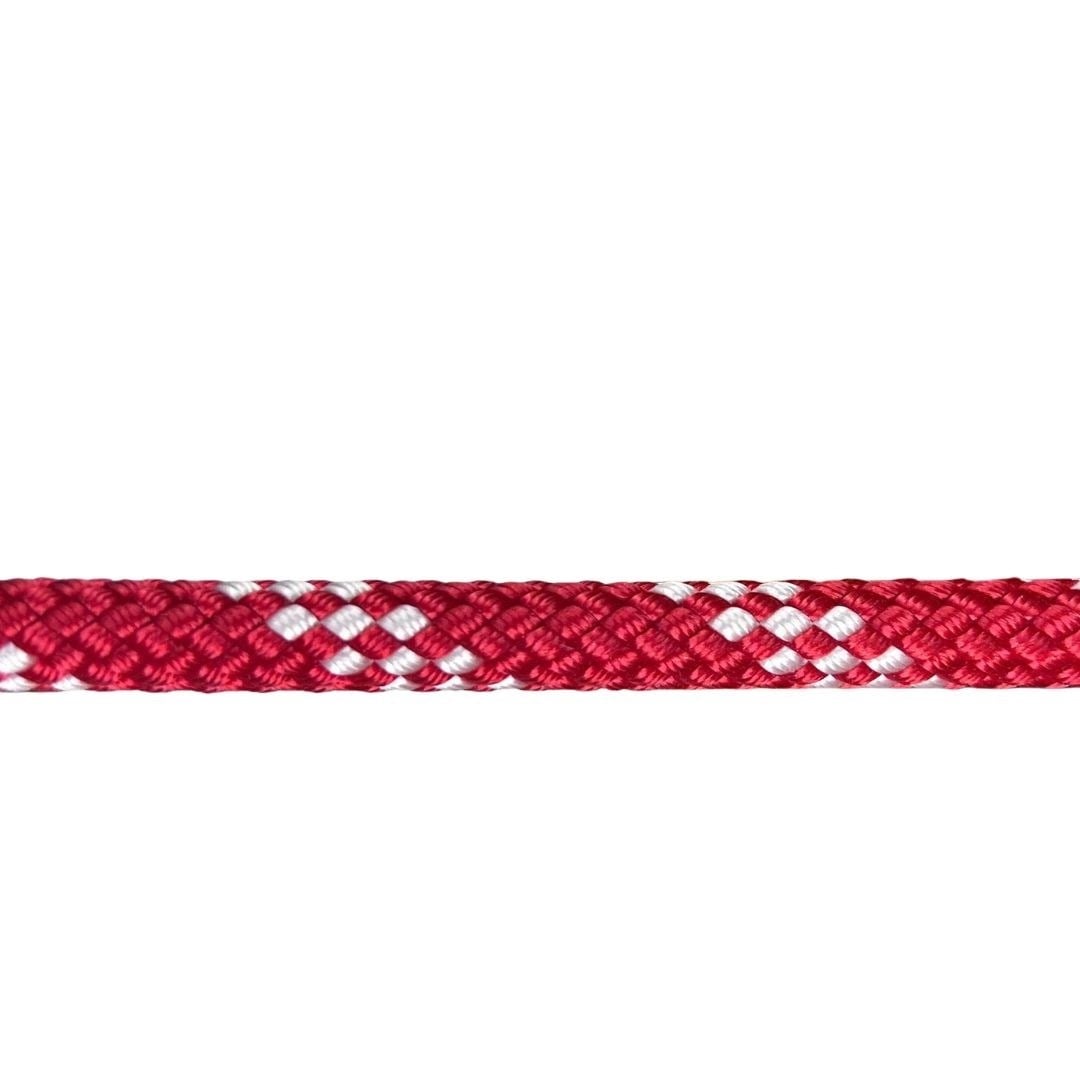 LUPES LS TIGTH - 12 MM - RED-WHITE (KAYA ROPES) - price per meter