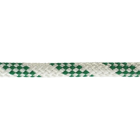 LUPES LS TIGTH - 12 MM - WHITE-GREEN (KAYA ROPES) - price per meter