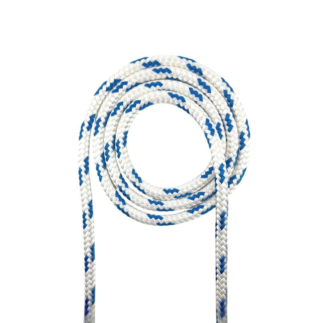 LUPES LS TIGTH - 9 MM - WHITE-BLUE (KAYA ROPES) - price per meter