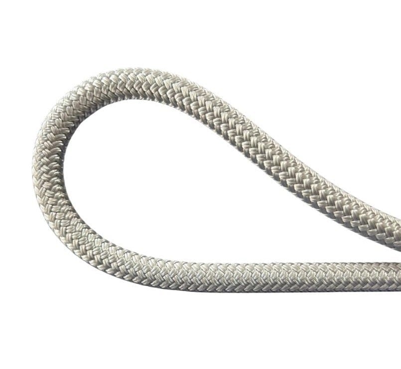 MEGA TWIN DYNEEMA - 10 MM - SILVERGREY (GLEISTEIN) - price per meter