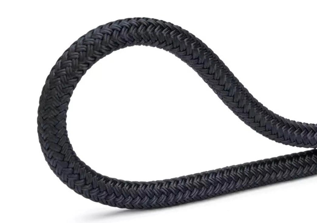 MEGA TWIN DYNEEMA - 12 MM - BLACK (GLEISTEIN) - price per meter