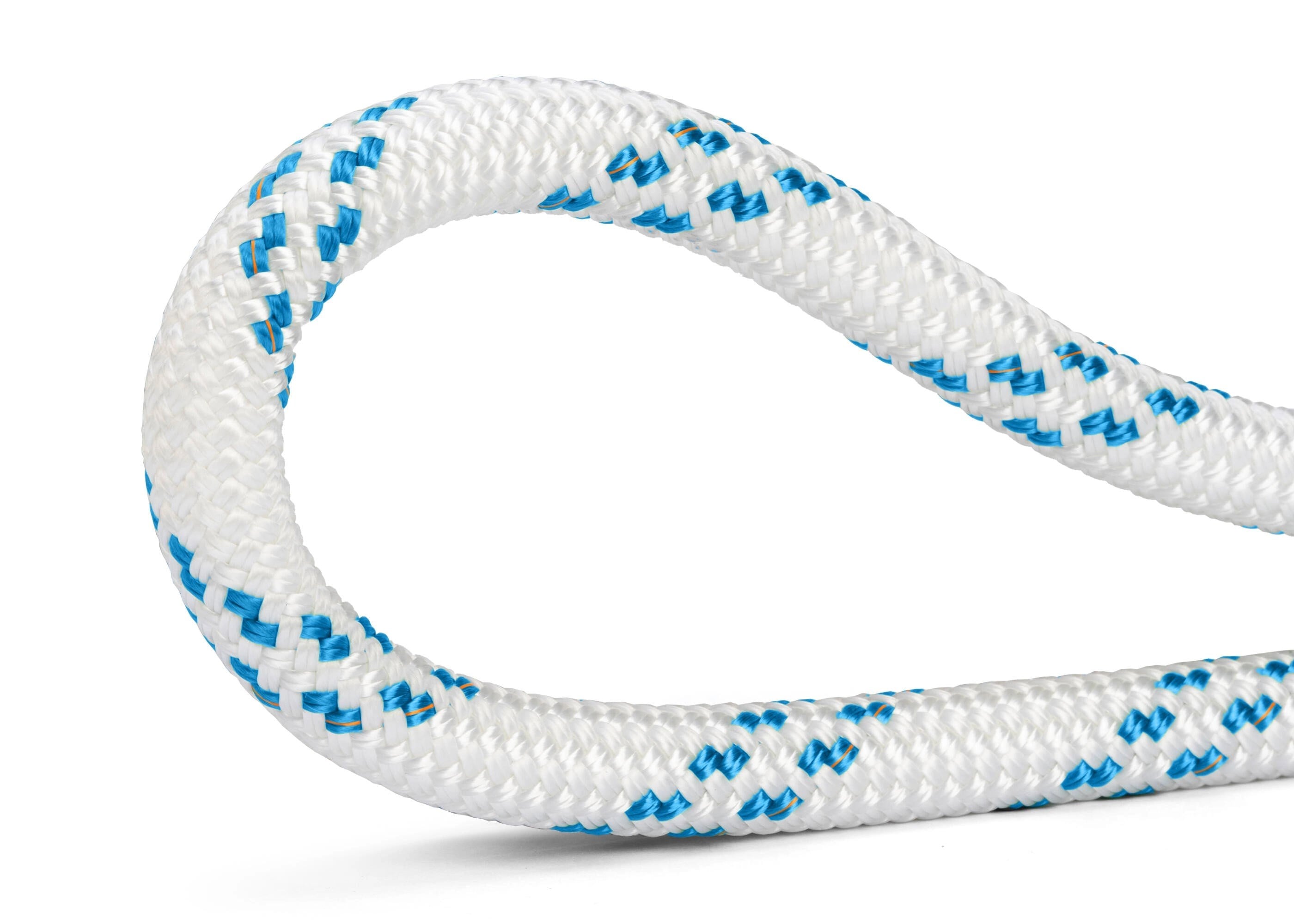 MEGA TWIN DYNEEMA - 12 MM - WHITE/BLUE (GLEISTEIN) - price per meter
