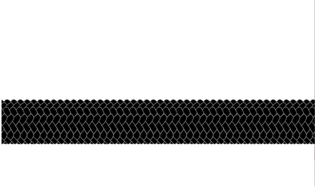MEGA TWIN DYNEEMA - 8 MM - BLACK (GLEISTEIN) - price per meter