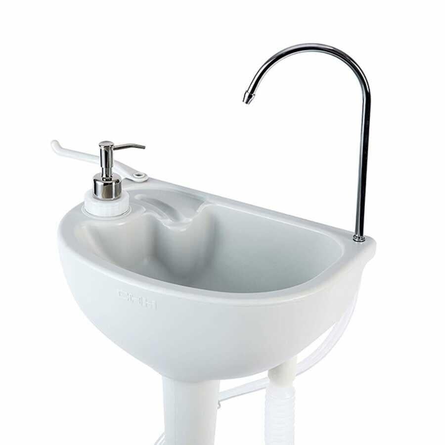 Porvaletti Portatif Lavabo 17 Lt Temiz Su Tanklı | Kamp, Karavan ve Tekne İçin