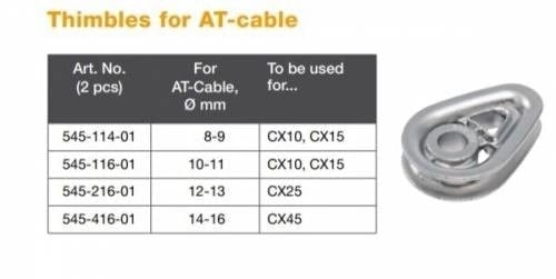 SELDEN - THIMBLE KIT,AT-CABLE 14/16 (CX45)