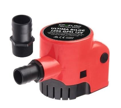 SİNTİNE POMPASI ULTIMA BILGE 1250 GPH 12V INT. SWITCH 79 LT/DK DİJİTAL FLATÖRLÜ