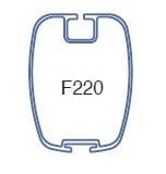 SPARCRAFT - BOOM SECTION F220 ANODIZED (LENGTH: 4.600 MM)
