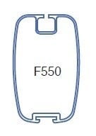 SPARCRAFT - BOOM SECTION F550 ANODIZED (LENGTH: 6.100 MM)