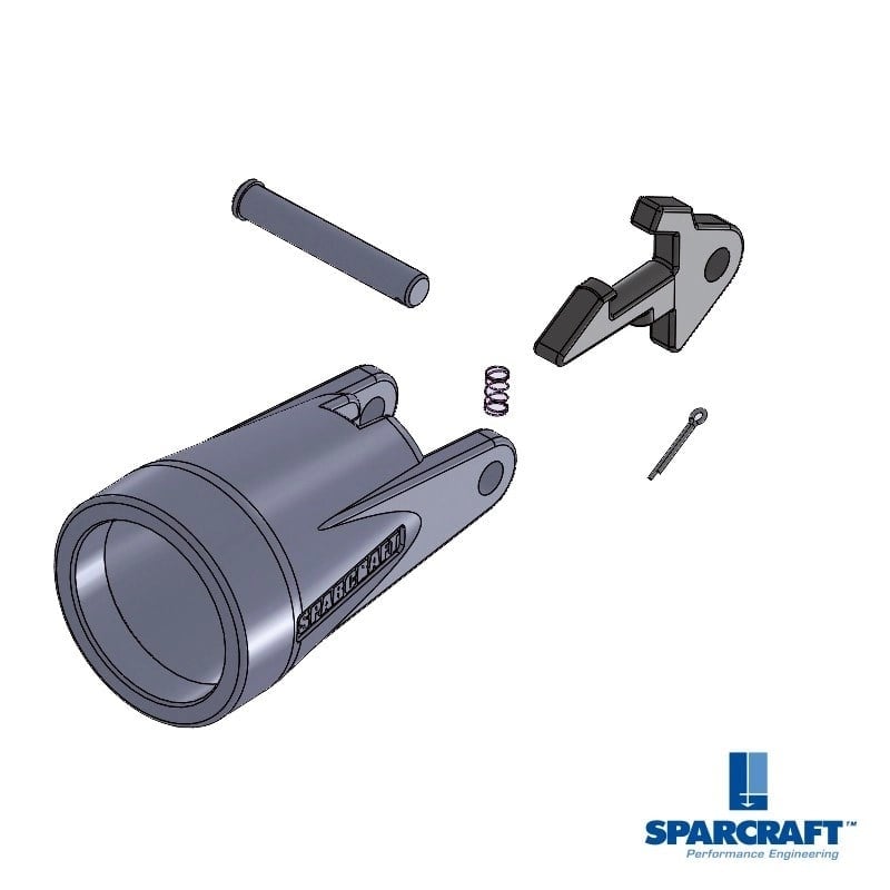 SPARCRAFT - COMPLETE PACK SLIDER, TOGGLE AND BELL FOR 32 X 5.5 TRACK